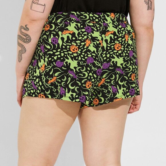 ❤️NWT VINTAGE TORRID DISNEY VILLAINS HALLOWEEN SUPER SOFT POCKETS SLEEP SHORT - Picture 3 of 14